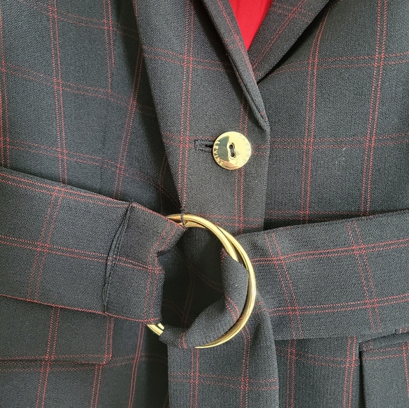 Nwot tahari belted blazer 8p - Picture 6 of 9